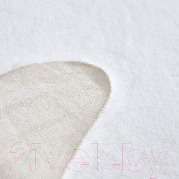 Изображение товара Коврик Sofi de Marko Плюшевый 60х90 / Ков-П-Б-60x90 (белый)