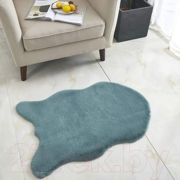 Изображение товара Коврик Sofi de Marko Плюшевый 60х90 / Ков-П-З-60x90 (зеленый)