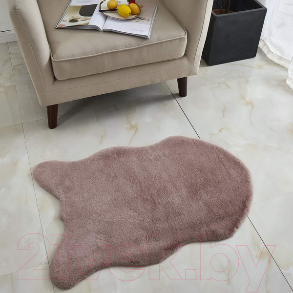Изображение товара Коврик Sofi de Marko Плюшевый 60х90 / Ков-П-Пр-60x90 (пепельно-розовый)