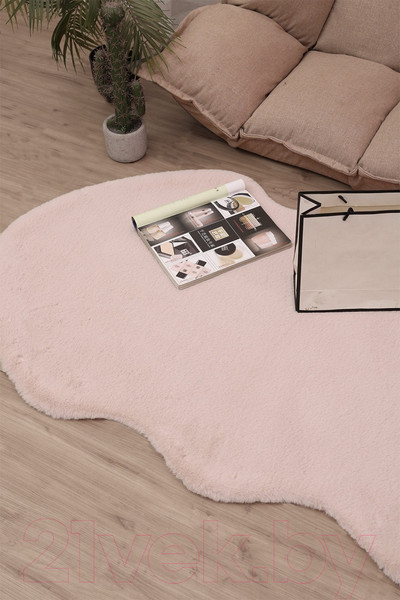 Изображение товара Коврик Sofi de Marko Плюшевый 60х90 / Ков-П-Свр-60x90 (светло-розовый)