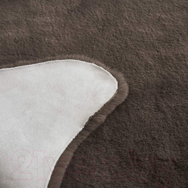 Изображение товара Коврик Sofi de Marko Плюшевый 60х90 / Ков-П-Ш-60x90 (шоколадный)