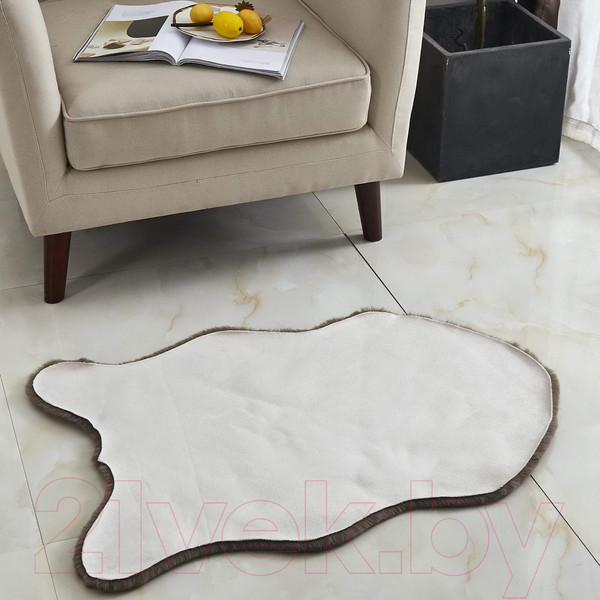 Изображение товара Коврик Sofi de Marko Плюшевый 60х90 / Ков-П-Ш-60x90 (шоколадный)