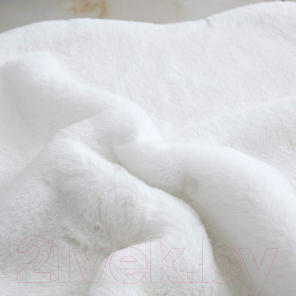 Изображение товара Коврик Sofi de Marko Плюшевый 80х120 / Ков-П-Б-80x120 (белый)