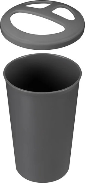 Изображение товара Стакан для зубной щетки и пасты Econova Scandi / 435240611 (серый)