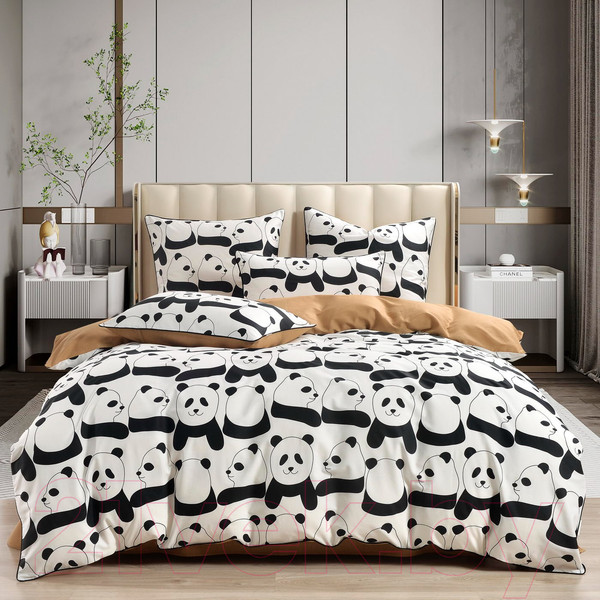 Изображение товара Комплект постельного белья Sofi de Marko Панда 1.6 / 1.6-5664