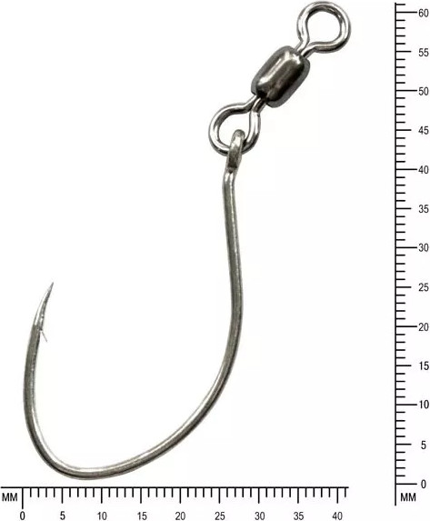 Изображение товара Набор крючков рыболовных Higashi Salmon №7/0 White nickel SW / 03328