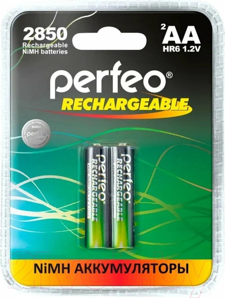 Изображение товара Комплект аккумуляторов Perfeo AA2850mAh/2BL / PF AA2850/2BL PL