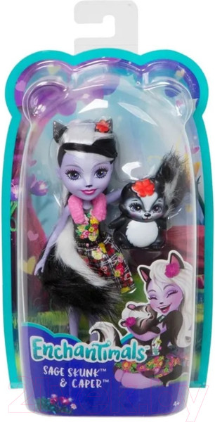 Изображение товара Кукла с аксессуарами Mattel Энчантималс с любимым зверьком / 5195123