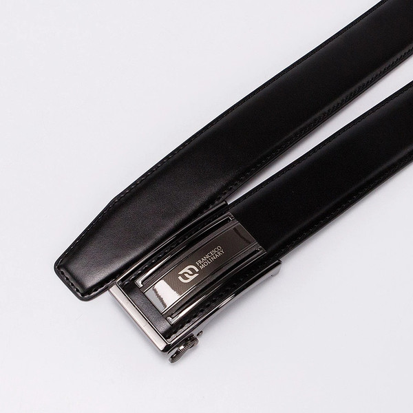 Изображение товара Ремень мужской Francesco Molinary 939-MTS14101-S-BLK (черный)