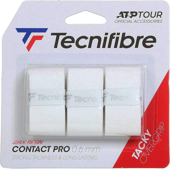 Изображение товара Грип для большого тенниса Tecnifibre Pro Contact Blanc / 52ATPCONWH (3шт, белый)