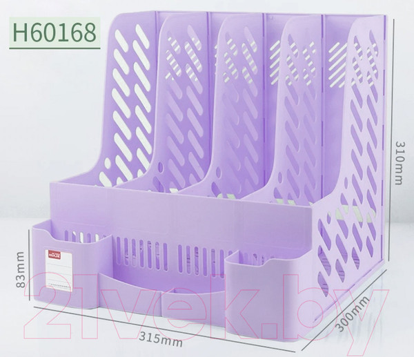 Изображение товара Органайзер настольный Hua Jie H60168 (фиолетовый)