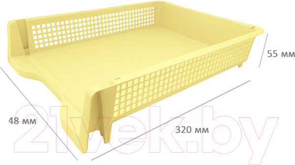 Изображение товара Лоток для бумаг Hua Jie HJ1933 (желтый)