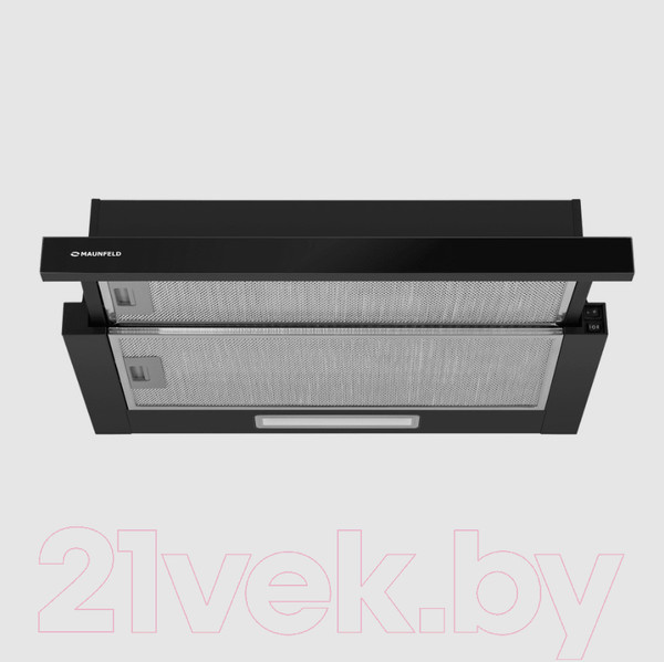 Изображение товара Вытяжка телескопическая Maunfeld Clyde 60 (черное стекло)