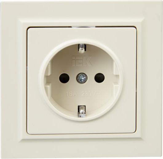 Изображение товара Розетка IEK Brite BR-R14-16-K10-F (бежевый)
