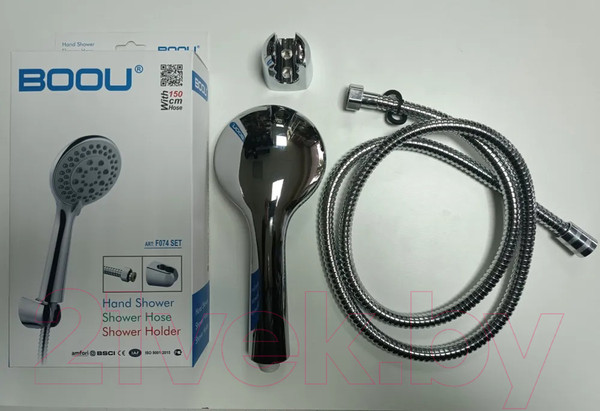 Изображение товара Душевой гарнитур РМС F074SET