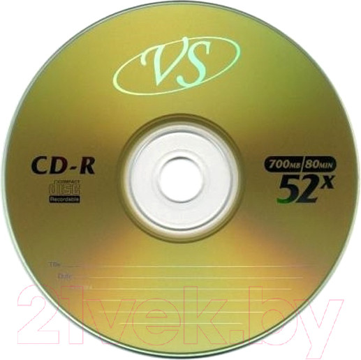 Изображение товара Набор дисков CD-R VS 80 / VSCDRB5003