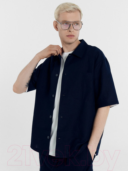 Изображение товара Рубашка Mark Formelle 111887 (р.108-182, темно-синий)