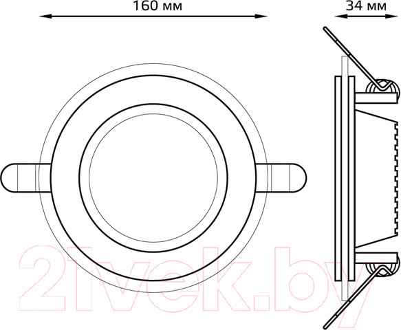 Изображение товара Точечный светильник Gauss 947111112