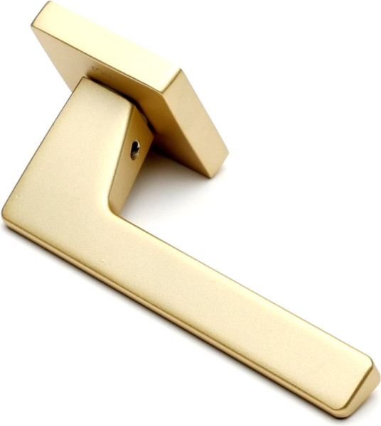 Изображение товара Ручка дверная Croma VIA-S PC35 (золото матовое полимер)
