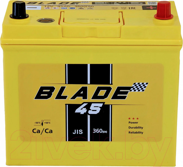 Изображение товара Автомобильный аккумулятор BLADE Asia JR 360A / 46B24R (45 А/ч)