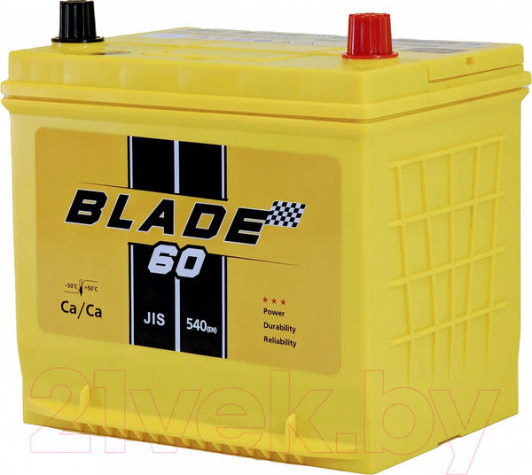 Изображение товара Автомобильный аккумулятор BLADE Asia JR 540A / 55D23R (60 А/ч)