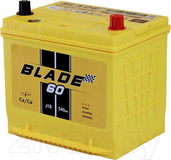 Изображение товара Автомобильный аккумулятор BLADE Asia JR 540A / 55D23R (60 А/ч)