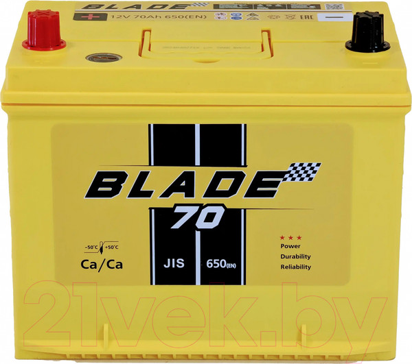 Изображение товара Автомобильный аккумулятор BLADE Asia JL 650A / 65D26L (70 А/ч)