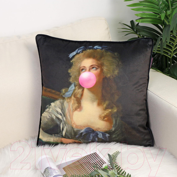 Изображение товара Подушка декоративная Sofi de Marko Funny Art №1 45x45 / Под-ФА1-45x45