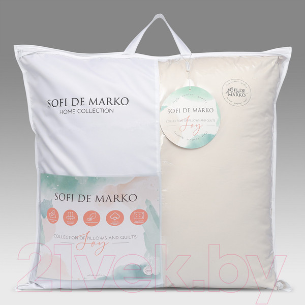 Изображение товара Подушка для сна Sofi de Marko Joy 70x70 / Под-Дж-кр-70x70 (кремовый)