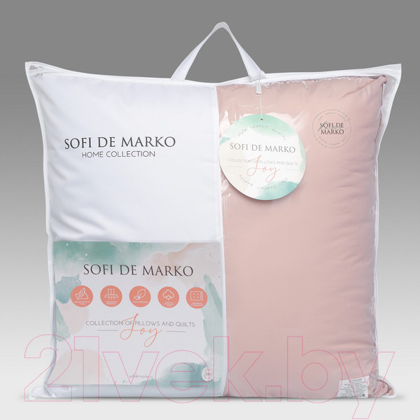 Изображение товара Подушка для сна Sofi de Marko Joy 70x70 / Под-Дж-пр-70x70 (пепельно-розовый)