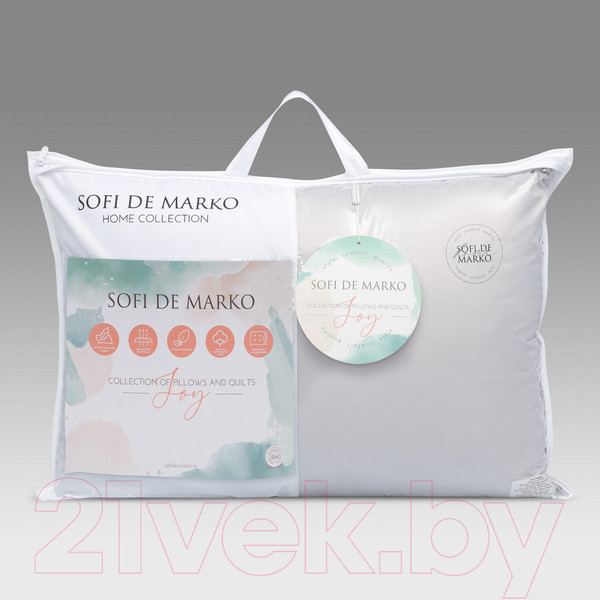 Изображение товара Подушка для сна Sofi de Marko Joy 50x70 / Под-Дж-сер-50x70 (серый)