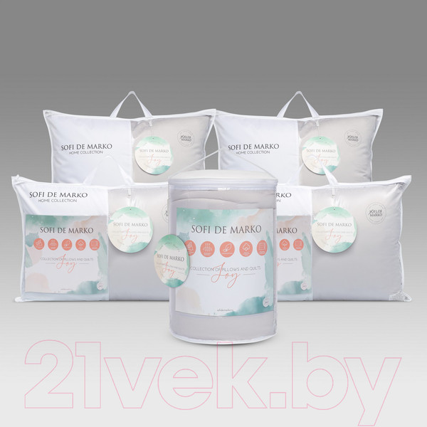 Изображение товара Подушка для сна Sofi de Marko Joy 70x70 / Под-Дж-сер-70x70 (серый)