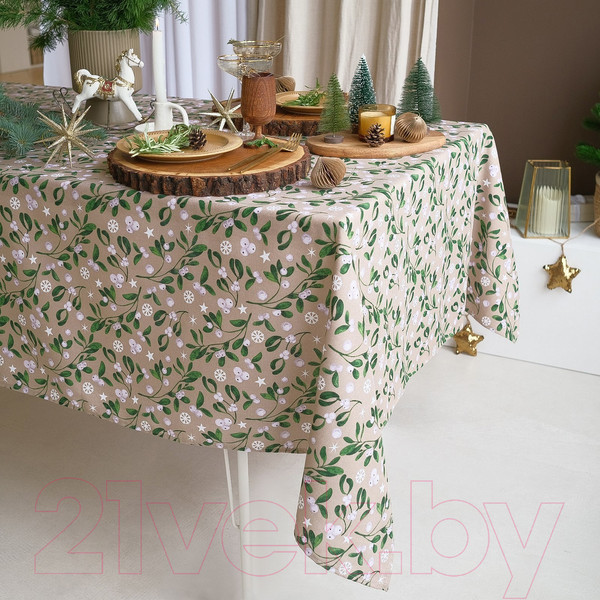 Изображение товара Скатерть Доляна Frosty Berries 149x250 / 9082581