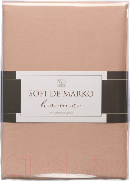 Изображение товара Пододеяльник Sofi de Marko Мармис 200x220 / Под-мс-200x220кар (карамель)