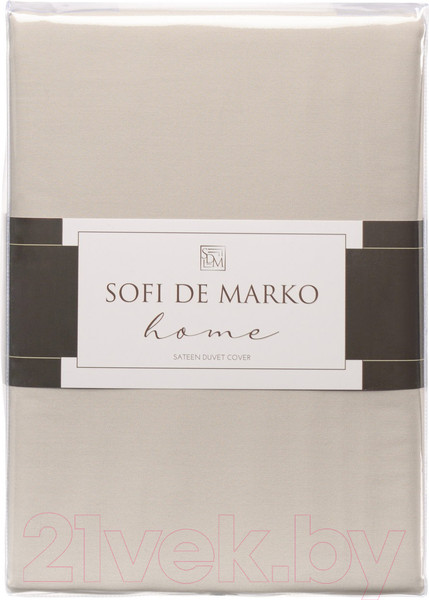Изображение товара Пододеяльник Sofi de Marko Мармис 200x220 / Под-мс-200x220свб (светло-бежевый )