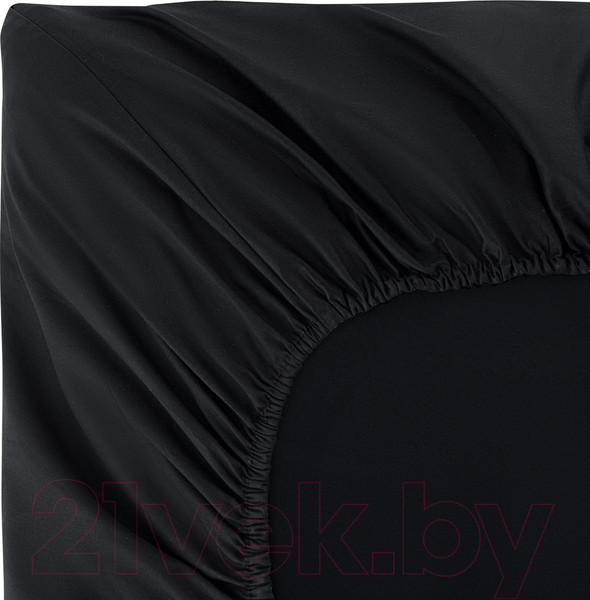 Изображение товара Простыня Sofi de Marko Мармис 90x200x30 / Пр-мс-90x200x30чер (черный)