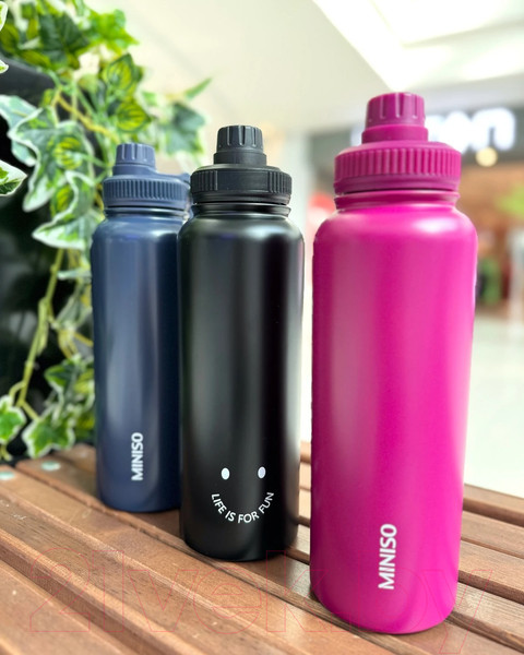 Изображение товара Бутылка для воды Miniso Solid Color 5324