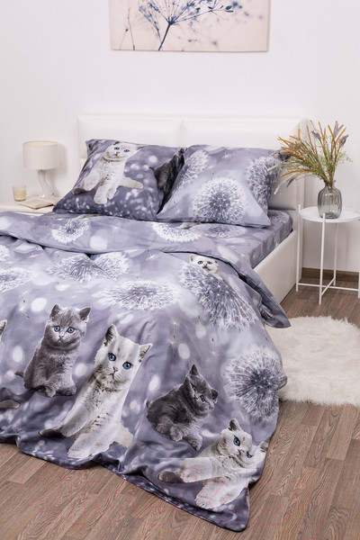 Изображение товара Комплект постельного белья Milanika Пушок 2сп (бязь)