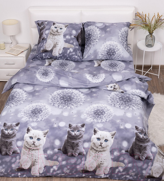 Изображение товара Комплект постельного белья Milanika Пушок 2сп (бязь)