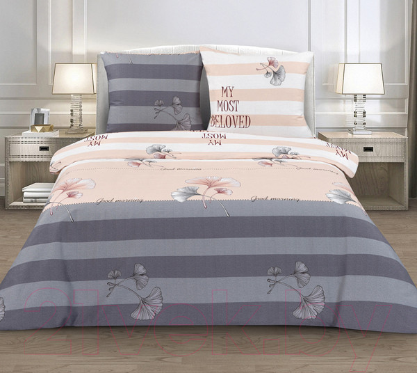 Изображение товара Комплект постельного белья Milanika Настроение Евро (бязь)