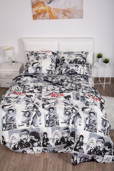 Изображение товара Комплект постельного белья Milanika Катана Евро (бязь)