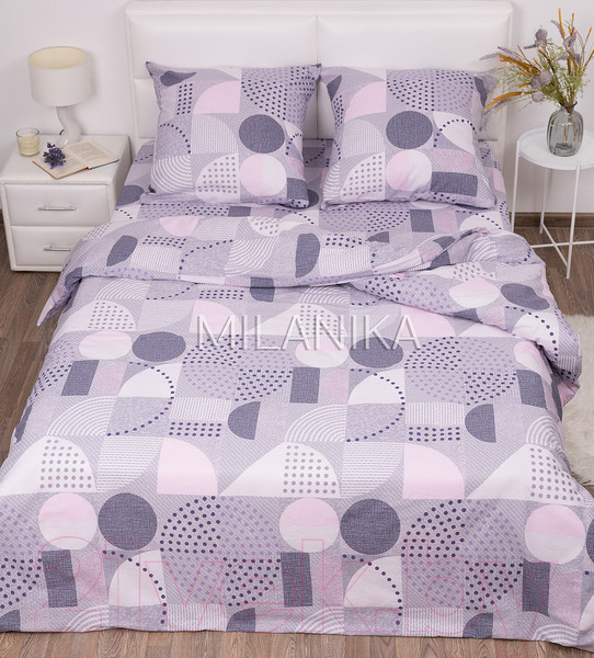 Изображение товара Комплект постельного белья Milanika Бонда Семейный (бязь)