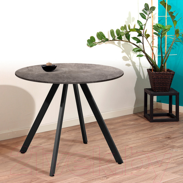 Изображение товара Столешница для стола Millwood D90x1.8 (бетон)