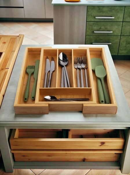 Изображение товара Органайзер для столовых приборов Attribute Bamboo Touch AGB501