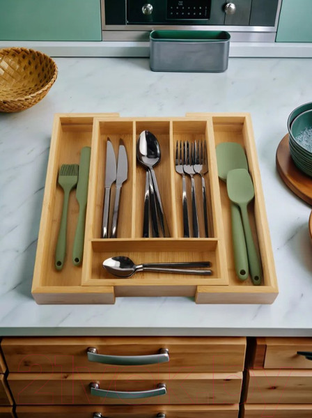Изображение товара Органайзер для столовых приборов Attribute Bamboo Touch AGB501