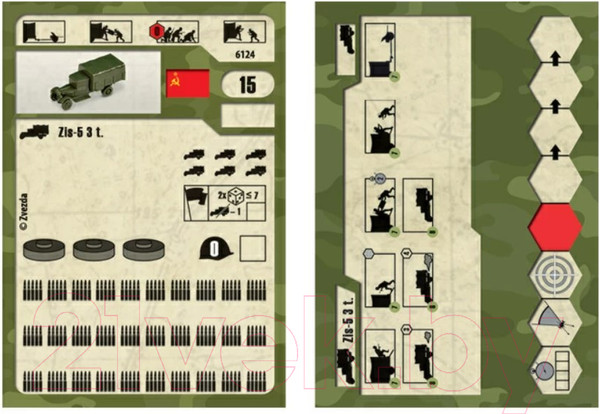 Изображение товара Сборная модель Звезда Советский грузовик ЗИС-5 / 6124