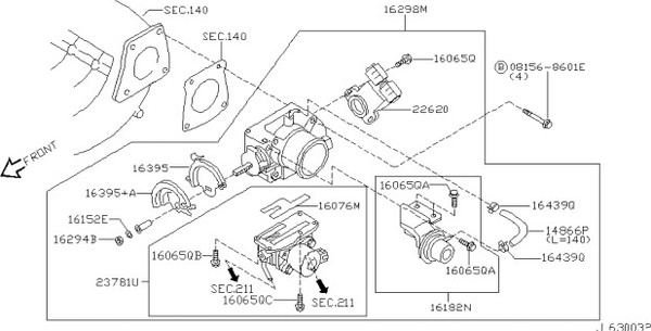 Изображение товара Прокладка двигателя Nissan/Infiniti  166184M501