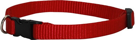 Изображение товара Ошейник КАСКАД Капрон с пряжкой-защелкой / 06110200-02 (красный)