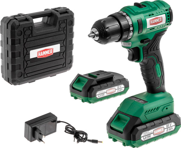 Изображение товара Аккумуляторная дрель-шуруповерт Hammer ACD18BLC