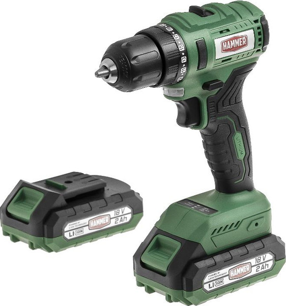Изображение товара Аккумуляторная дрель-шуруповерт Hammer ACD18BLC